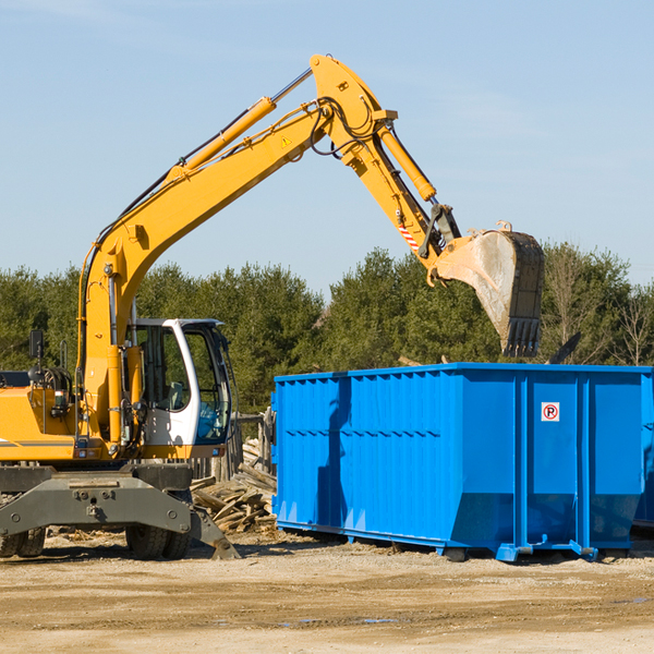 what are the rental fees for a residential dumpster in Cascade VA